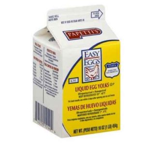 Papetti's - Liquid Egg Yolks - 2 lb Container