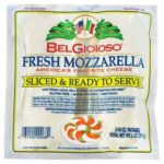 BelGioioso - Pre-Sliced Fresh Mozzarella Log - 2 lb pkgs