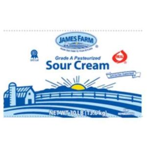 James Farm - Sour Cream - 30 lb pail