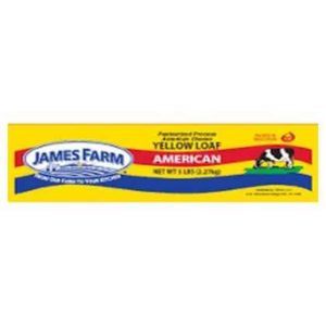 James Farm - Yellow American Cheese Loaf - 5 lbs