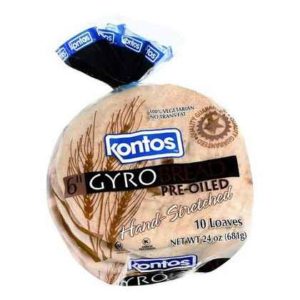 Kontos - 6in Gyro Bread - 10 ct