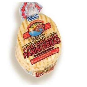 Kontos - 8in Pre Grilled Panini Bread - 10 ct Pack