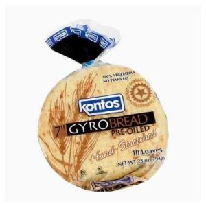 Kontos - 8 inch Multi Grain Pita Bread - 10 ct Pack