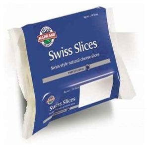 Sliced Swiss Cheese - 1 kg