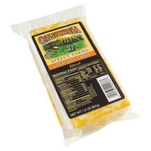 Colby Jack Cheese Slice - 1.5 Lb