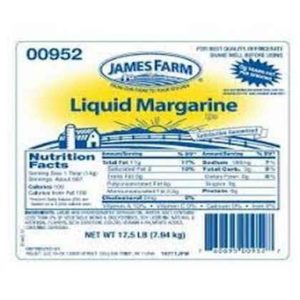 James Farm - Zero Trans Fat Liquid Margarine - 17.5 lbs