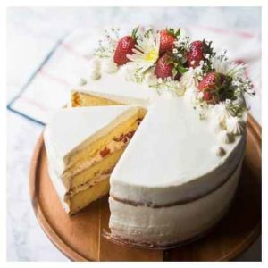 Daisy's Bakery - Strawberry Sponge Cake - 12 Ct