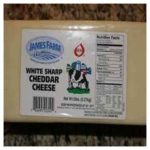 James Farm - Sharp White Cheddar Cheese - 5 lb