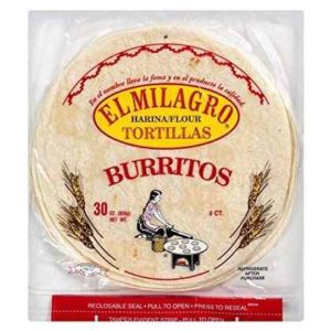 El Milagro - 11" Flour Burritos - 8 ct