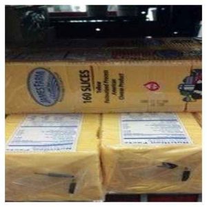 James Farm - Yellow American Cheese Slices, 160 count - 5 lbs