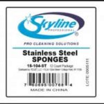 Skyline - Tray Pack of Stainless Steel Scrubbers - 12 ct