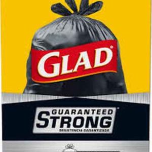 Glad - 30 Gallon, Black Quick Tie Trash Liner Bags - 100 ct
