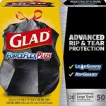 Glad ForceFlexPlus Drawstring Large Trash Bags, 30 Gallon, 70 Count