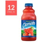 Mott's Clamato Juice - 12/32 oz plastic bottles