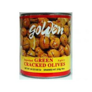 Golden Foods - Hot Nablusi Olives - 3 kg