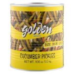 Golden Foods - Large Cucumber Pickles, 30-36 ct - #10 can