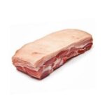 Frozen Pork Bellies, Skin-On - 12-14 lbs, 4 piece case