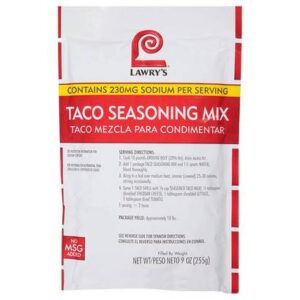 Lawry's - Taco Seasoning - 6/9 oz Jar