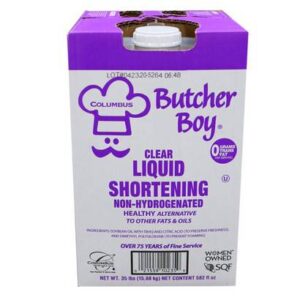 Butcher Boy - Clear Liquid Shortening - 35 lbs