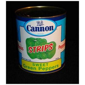 Cannon - Green Pepper Strips - #10 can
