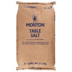 Morton's - Plain Table Salt, Bulk - 25 lb Bag