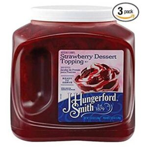 J. Hungerford Smith - Strawberry Topping - 3/4 gallon