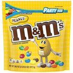 M&M's - Peanut Chocolate Candy Party Size - 38 oz