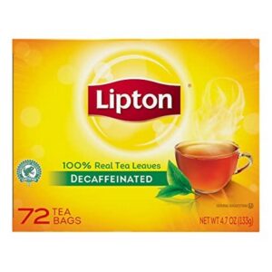 Lipton - Decaffeinated Tea - 72 Tea Bags