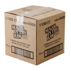 Sugar In The Raw Packets, 4.5 grams - 1200 ct