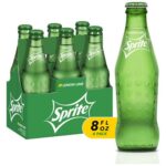 Sprite Glass Bottles, 8 fl oz, 6 Pack, 4 Sets