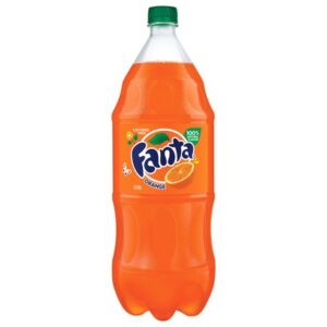 Fanta Orange Soda Bottles, 2 Liters, 8 Pack