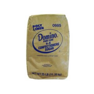 Domino 6x Powdered Sugar - 25 lbs