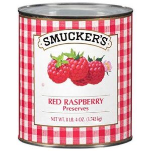 Smucker's - Red Raspberry Preserves - #10 can