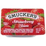 Smucker's - Strawberry Jam - 200/0.5 oz Packets