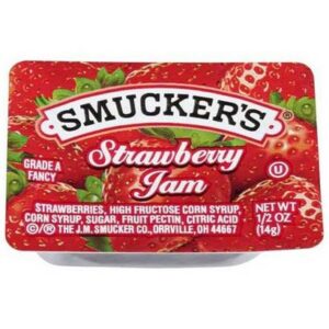 Smucker's - Strawberry Jam - 200/0.5 oz Packets