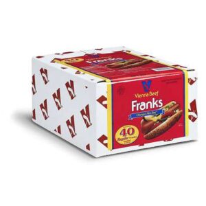 Vienna Beef- Skinless Franks - 6 inch, 8:1 (2 oz each), 10 lbs