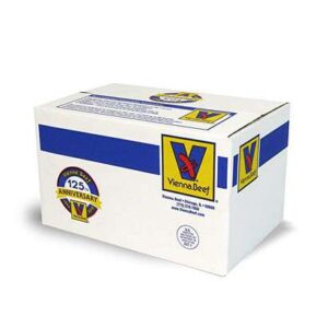 Vienna Beef Skinless Franks - 5:1 (3.2 oz each), 10 lbs