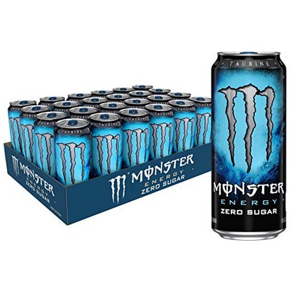 Monster Energy Drink - Absolutely Zero - 24/16 oz cans