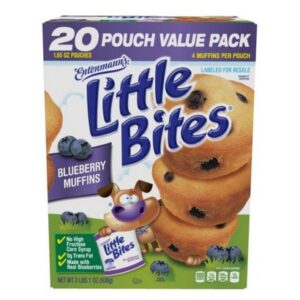 Entenmann's Little Bites Blueberry Muffins, 20 Pouch Value Pack