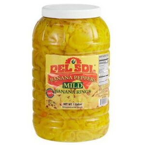 Del Sol - Mild Banana Pepper Rings - gallon