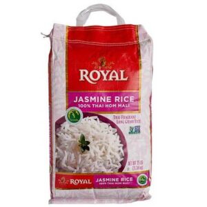 Royal - White Jasmine Rice - 25 lb Bag