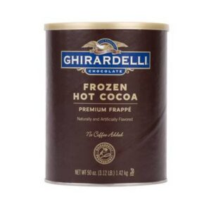 Ghirardelli - Double Chocolate Powdered Frappe - 3.12 lb Canister