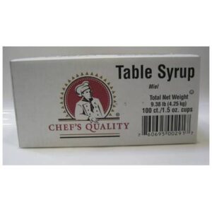 Chef's Quality - Table Syrup Packets -1.5 oz / 100 ct