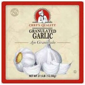 Chef's Quality - Granulated Garlic - 27.5 lbs