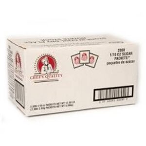 Chef's Quality - Sugar Packets - 2000 ct