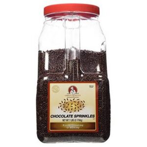 Chef's Quality - Chocolate Sprinkles - 7 lb Jar