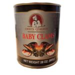 Chef's Quality - Whole Baby Clams - 28 oz Can