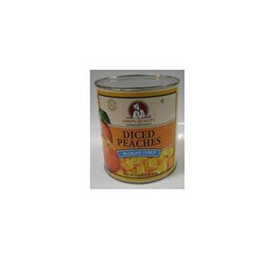 Chef's Quality - Diced Peaches in Light Syrup - #10 cans