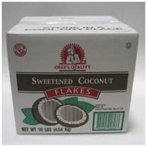Chef's Quality - Sweetened Coconut Flakes - 10 lbs