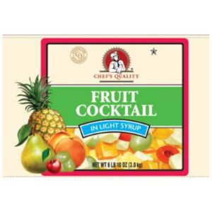 Chef's Quality - Fruit Cocktail In Light Syrup - #10 cans